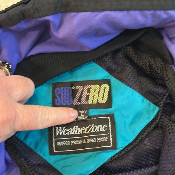 VTG 80/90’s Sub Zero Waterproof & Wind Proof Pull Over Jacket Men’s L Unisex - Picture 7 of 12